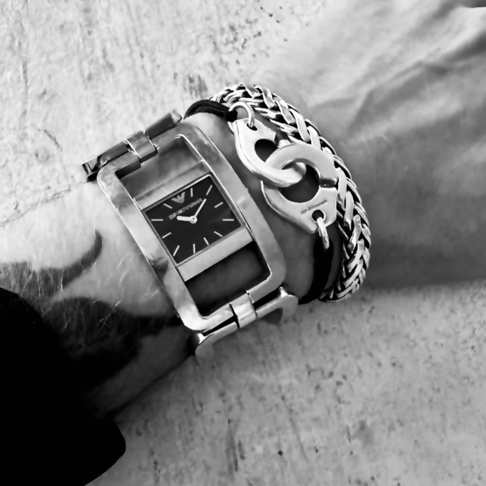Emporio Armani Vintage Steel Wristwatch